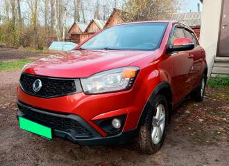 Образец цвета RAK SUNRISE RED на автомобиле - №1