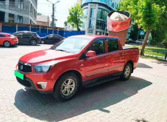 Образец цвета RAJ INDIAN RED на автомобиле - №1