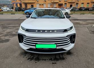 Образец цвета BW WHITE PEARL на автомобиле - №0