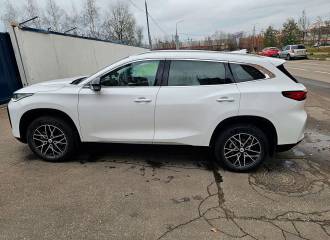 Образец цвета BW WHITE PEARL на автомобиле - №2