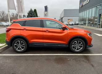 Образец цвета E24 VITALITY ORANGE на автомобиле - №1