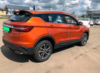 Образец цвета E24 VITALITY ORANGE на автомобиле - №3