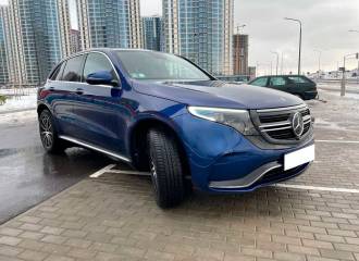 Образец цвета 970 SPEKTRALBLAU на автомобиле - №1