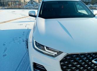 Образец цвета BW WHITE PEARL на автомобиле - №0