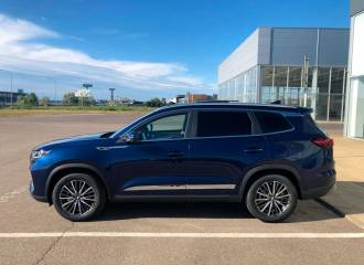 Образец цвета RB06 RHINE BLUE на автомобиле - №1