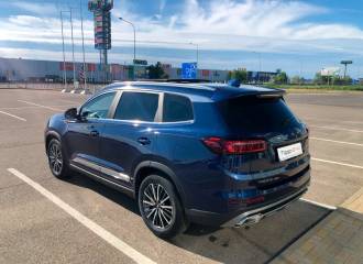 Образец цвета RB06 RHINE BLUE на автомобиле - №2