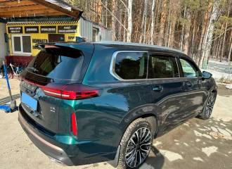 Образец цвета SJ FLUORITE GREEN на автомобиле - №1