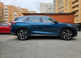 Образец цвета DARK BLUE на автомобиле - №2