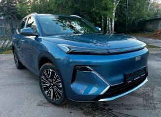 Образец цвета THUMB BLUE на автомобиле - №0