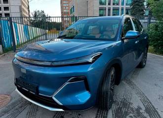 Образец цвета THUMB BLUE на автомобиле - №1