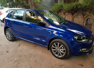 Образец цвета LD5K LAPIZ BLUE на автомобиле - №1