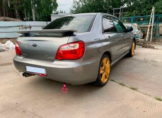 Образец цвета 26D CARBON GREY на автомобиле - №3