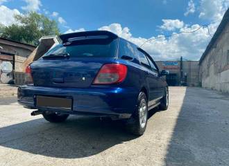 Образец цвета 083 BLUE RIDGE на автомобиле - №3