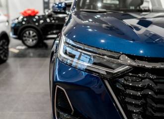 Образец цвета 436 ТЕМНО-СИНИЙ на автомобиле - №1