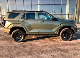 Образец цвета 417 TIME GREEN на автомобиле - №2