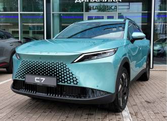 Образец цвета MINT APPLE на автомобиле - №1