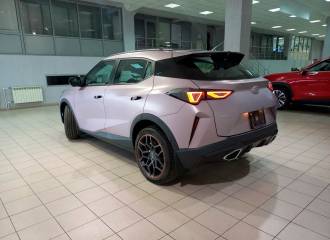 Образец цвета P1 SHARK PURPLE (MATTE) на автомобиле - №3