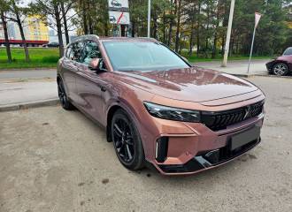 Образец цвета BD03 ALIGHT GOLD на автомобиле - №1