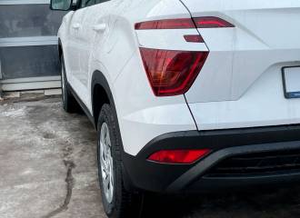 Образец цвета ATLAS WHITE на автомобиле - №3