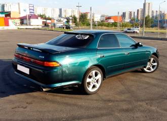 Образец цвета 6M1 DARK EMERALD GREEN на автомобиле - №0