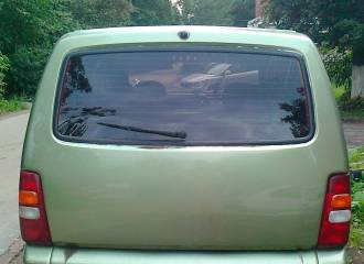 Образец цвета 345 ОЛИВКОВАЯ на автомобиле - №1