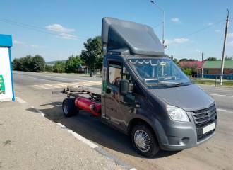 Образец цвета ШТОРМ ГРЕЙ ГАЗ на автомобиле - №0