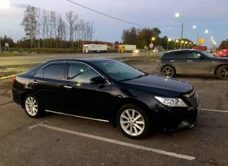 Образец цвета 209 NIGHT TIME BLACK на автомобиле - №2