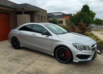 Образец цвета 761 POLARSILBER на автомобиле - №1