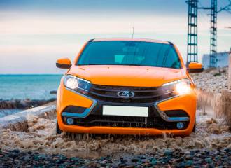 Образец цвета 199 ФРЕШ на автомобиле - №1