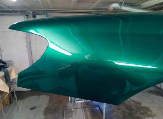 Образец цвета LC6M BRIGHT GREEN на автомобиле - №3