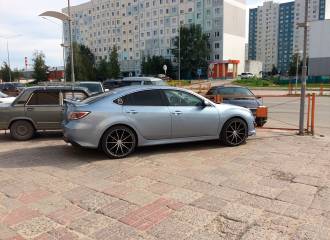 Образец цвета 40B CLEAR WATER BLUE на автомобиле - №3