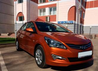 Образец цвета R9A VITAMIN C на автомобиле - №1