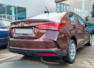 Образец цвета WG7 COGNAC BROWN на автомобиле - №2