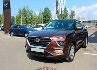 Образец цвета WG7 COGNAC BROWN на автомобиле - №3