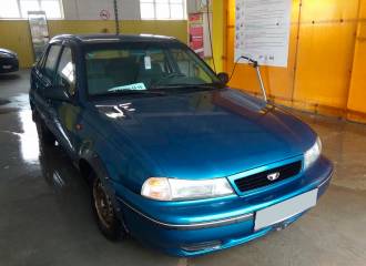 Образец цвета 21U AZURITE BLUE на автомобиле - №1