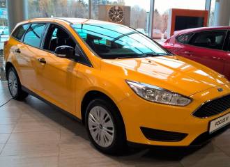 Образец цвета 597A MAIZE YELLOW/MAIZE GELB на автомобиле - №1