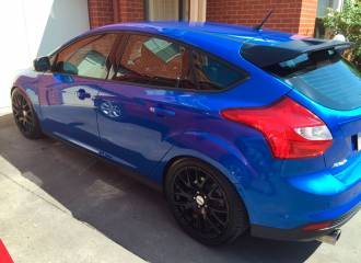 Образец цвета 27B WINNING BLUE на автомобиле - №2