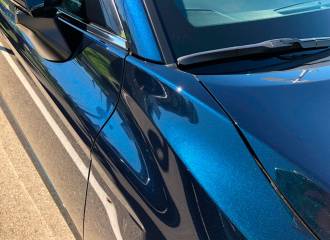 Образец цвета 221 BLACKISH AGEHA на автомобиле - №2