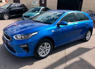 Образец цвета B3L BLUE FLAME на автомобиле - №1