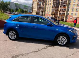 Образец цвета B3L BLUE FLAME на автомобиле - №2