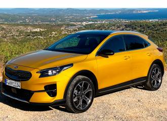 Образец цвета YQM QUANTUM YELLOW на автомобиле - №1