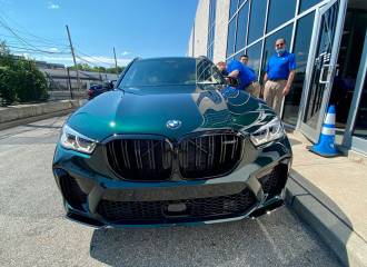 Образец цвета 430 OXFORDGRUEN II на автомобиле - №2