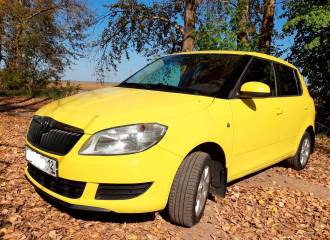 Образец цвета LF1F ZLUTA SPRINT/SPRINT GELB UNI на автомобиле - №1