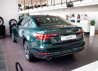 Образец цвета LX6W GOTLANDGRUEN на автомобиле - №1