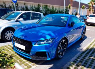 Образец цвета LX5J ARABLAU на автомобиле - №1