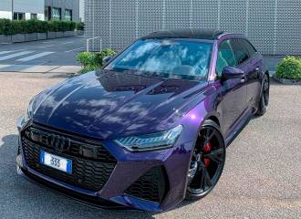 Образец цвета LQ87 SAMTVIOLETT на автомобиле - №3