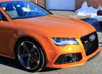 Образец цвета LX2U SAMOAORANGE на автомобиле - №1