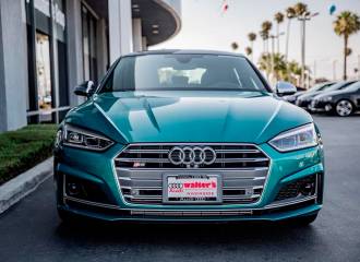 Образец цвета 23I WIMBLEDON GREEN (PORSCHE) на автомобиле - №1