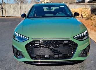 Образец цвета LX6M DISTRIKTGRUEN на автомобиле - №0