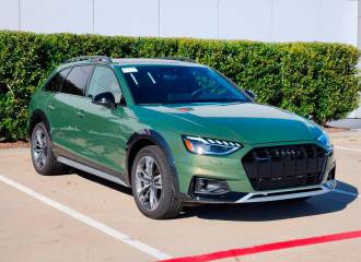 Образец цвета LX6M DISTRIKTGRUEN на автомобиле - №1